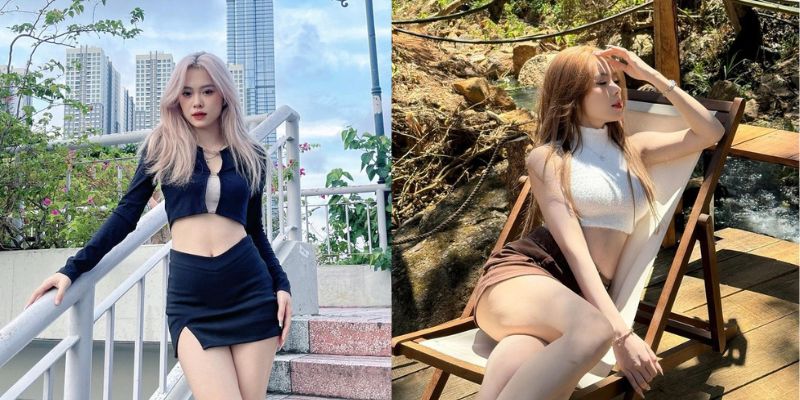 Hotgirl Ngân Hà nâng ngực